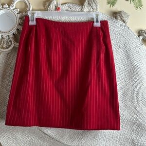 Red vintage skirt